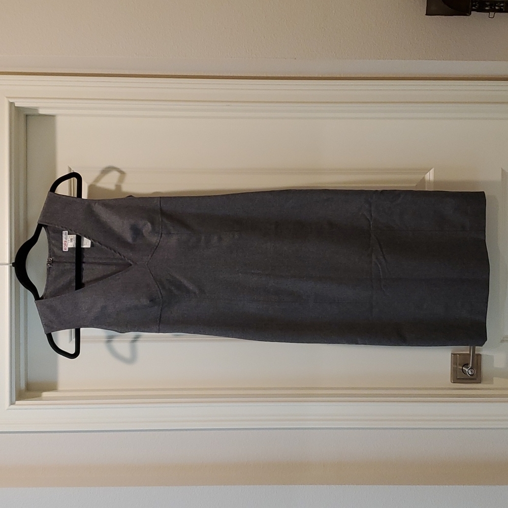 KORS 100% Wool Fitted Knee Length Suit Dress EUC